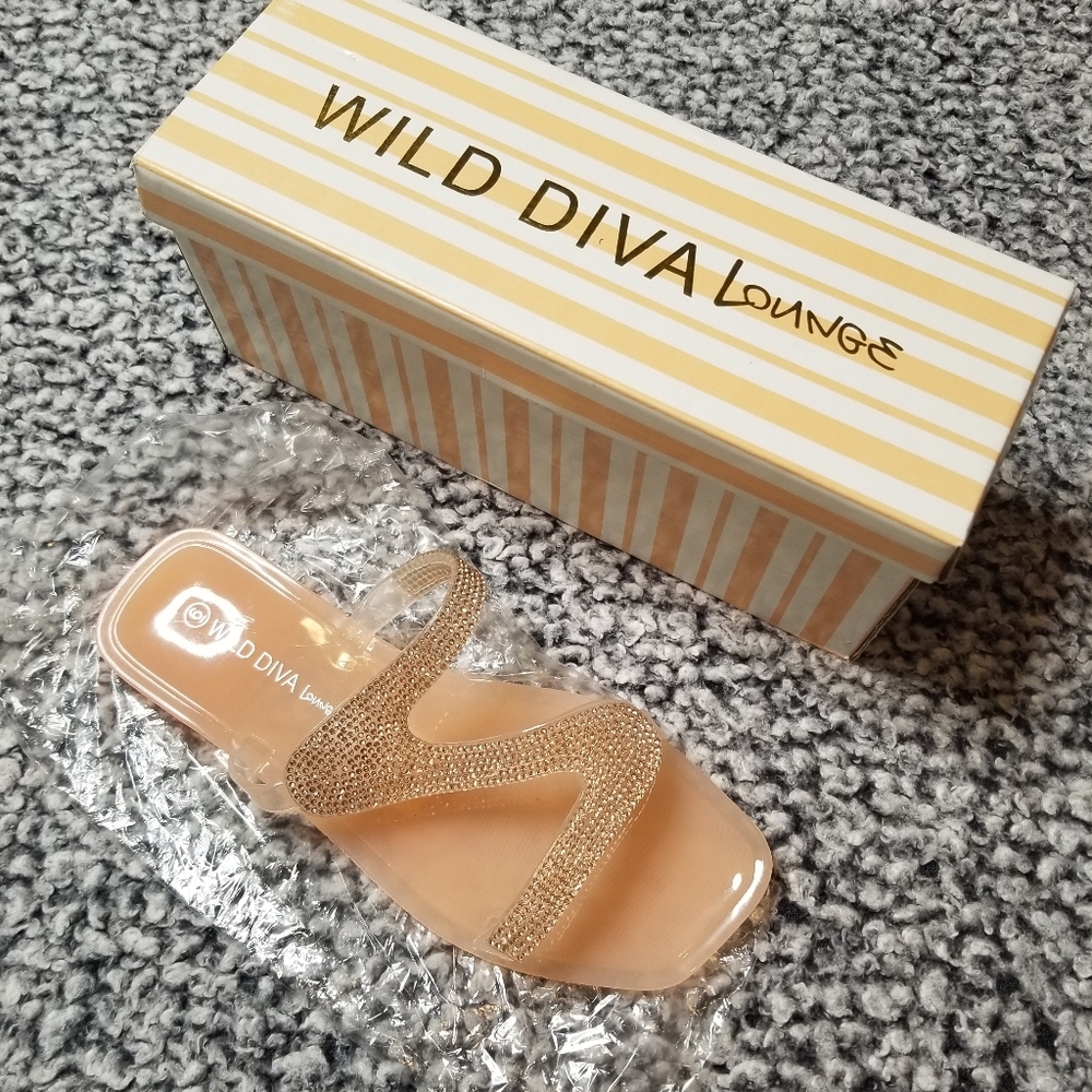 Wild Diva Lounge Jelly Sandals